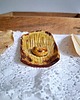 Podstawki pod kadzidełka Ceramiczna podstawka bursztynowa 2
