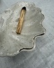 pojemniki na biżuterię Muszla ceramiczna biała w piegi 1