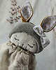 przytulanki dla niemowląt i dzieci Przytulanka welurowa Królik handmade 1