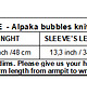 swetry damskie  Bubbles sweter na drutach z alpaki błękitny 3