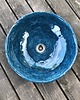 umywalki UM7 Umywalka ceramiczna, okrągła, kolor dżinsowy, granatowy. 2