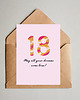 kartki okolicznościowe - wydruki Kartka na 18 urodziny Osiemnastka 1