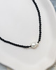 wisiory Choker z dużą Perłą i Lawą 3