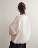 bluza bez kaptura damska Bluza Wafel "W_04" cream 5