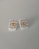 kolczyki ceramiczne Kolczyki ceramiczne  "oko" 4