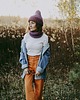 czapki damskie Czapka Puffy z wełny merino premium multicolour oversize 3