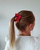 gumki do włosów Gumka jedwabna, scrunchie, frotka panterkowy szał MIDI 1