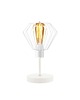 lampy stołowe Industrialna lampka stołowa do salonu z drucianym kloszem GALLE LOFT 3