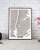 plakaty New York NY mapa plakat  50x70 cm / A3 / A4 3