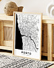 plakaty Plakat mapa Porto - różne formaty 6