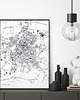plakaty Radom - mapa miasta  plakat z mapą Radomia 3