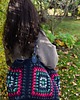 torby na ramię Duża torebka na szydełku granny square 1