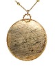złote naszyjniki Złoty naszyjnik - medalion z turkusem, bursztynem i kwarcem różowym 5