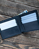portfele męskie No.16 / Skórzany portfel na karty oraz banknoty: Maya Black/Slam Nero 3