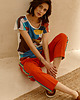 t-shirt damskie Bluzka z autorskim drukiem 9