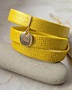 bransoletki skórzane bransoletka skórzana YELLOW BELT 5