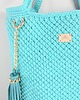torby na ramię Torebka szydełkowa turkusowa 2