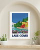 grafiki i ilustracje LAKE COMO - plakat Włochy 2