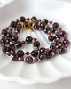 korale Naszyjnik z kamieni naturalnych: granat 2