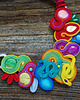 kolie Kolorowy Bajkowiec - naszyjnik Soutache 4