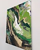 obrazy DUCH LASU V Abstrakcja ręcznie malowany 40x50 cm 4