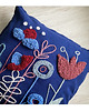poduszki plecione Poduszka kwiaty punch needle boho natural 1