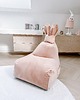 pufa dla dziecka Pufa siedzisko Funny Bunny VELVET- Blady Róż 7