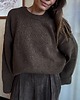 swetry damskie  Wełniany sweter Aspen choclate premium 6