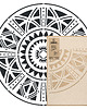 tapety i naklejki ścienne Szablon malarski wielokrotny /AFRICAN MANDALA 4