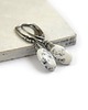 kolczyki wire wrapping Agat dendrytowy w srebrze - kolczyki 1