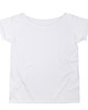 t-shirt damskie Biały Oversize bez nadruku 3