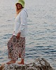 bluza z kapturem damska HOODIE Whitish 4