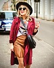 torby na ramię Skórzana FREYA M Czarny CroCo mat DoR 2