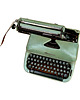 dodatki - różne Zielona maszyna do pisania Optima Elite 3, Niemcy, 1958. 8