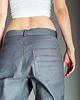 spodnie materiałowe damskie Spodnie Rockersy Szare 2