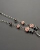 kolczyki srebrne Kolczyki srebrne -Rose gold flower 1