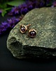 kolczyki wire wrapping Kolczyki sztyfty z ametystem 9