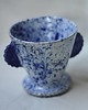 czajniki i dzbanki Ceramiczny dripper w kobaltowe ciapki i dzbanuszek. Ceramika ręcznie robiona 3