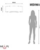 plafony Duży plafon w kolorze butelkowej zieleni MEDINA fi - 80 cm 1