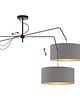 lampy wiszące Skandynawska lampa sufitowa na wysięgniku ruchomym RIO GOLD 5