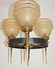 lampy wiszące Żyrandol vintage z lat 60., Mid-Century Modern 4