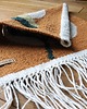 makramy Ręcznie tkany kilim / makatka -  Liście! 2