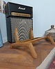 meble - inne Amp Stand Walnut Danish Cord - Drewniany stojak na wzmacniacz gitarowy 4