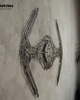 Ozdoby na ścianę Myśliwiec TIE fighter metalowa ozdoba na ścianę 3D 5