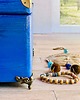 pojemniki na biżuterię Kufer boho na biżuterię, mandala, prezent, złote dodatki, granat 2