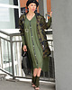 sukienki midi damskie WÓR W KOLORZE KHAKI by momo 2