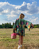 sukienki mini damskie Piękne zielone kimono Hippie Love 1