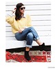 swetry damskie  Sweter handmade z wełną  moher 1
