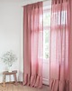 zasłony Zasłona medium z FALBANKĄ DUSTY PINK 4