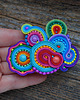 broszki Kolorowa broszka soutache 4